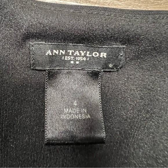 Ann Taylor Black Midi Dress - Picture 3 of 8